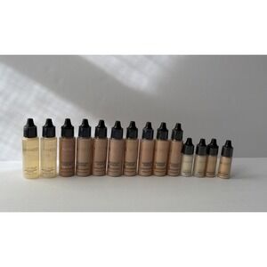 Luminess Airbrush Makeup - LOT - Cleaner, 4 In 1-Shades 50, 40, 30, Primer, Glow